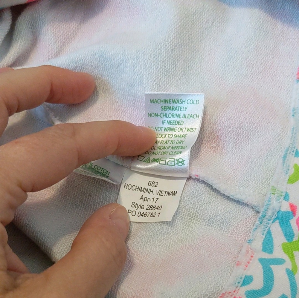 Lilly Pulitzer Captain Popover Pullover Lobstah Roll Pop-Up Small - Picture 4 of 10